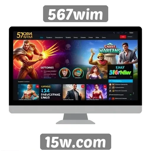 Análise de recursos disponíveis no site 567wim